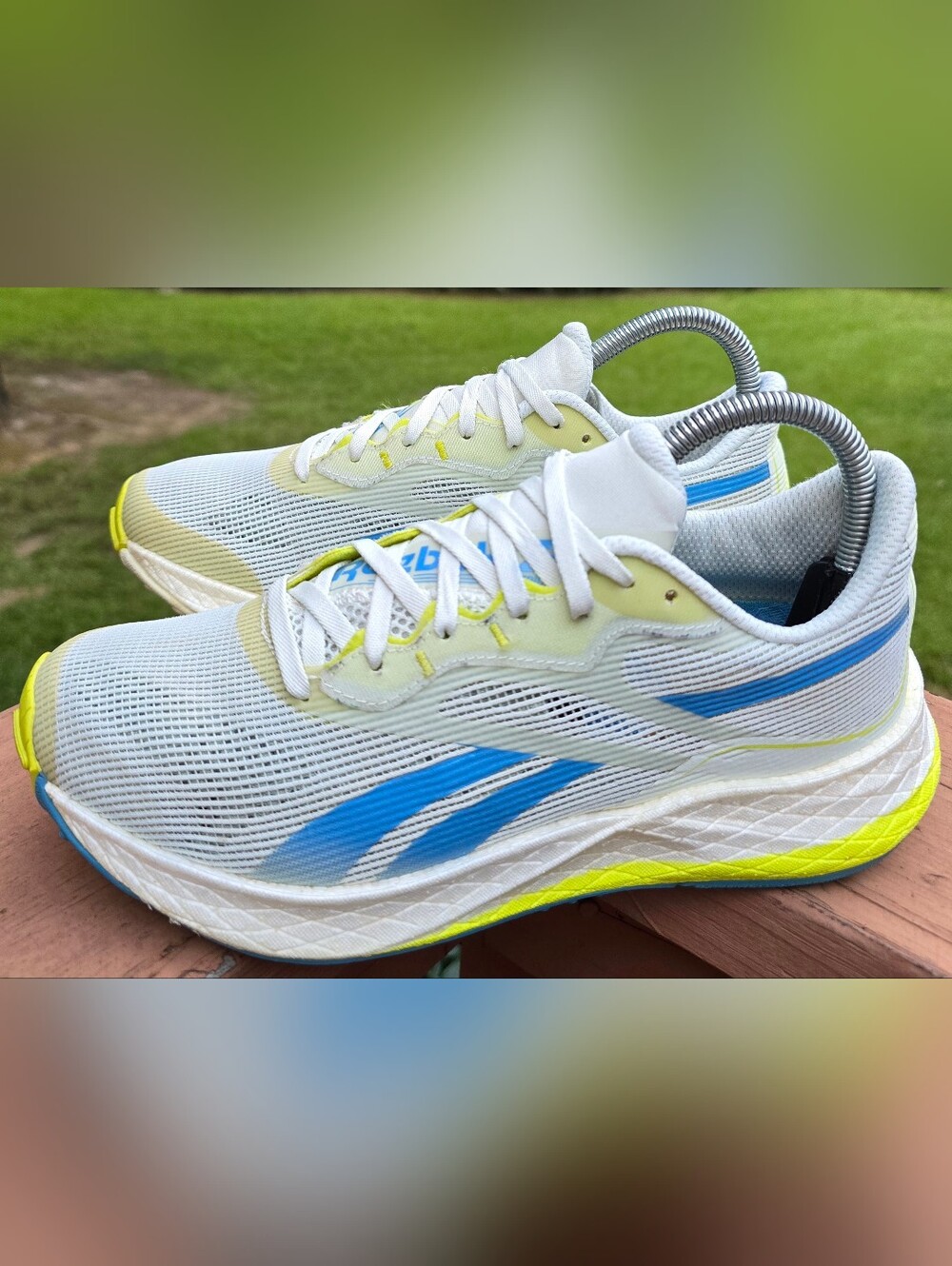 Sz 7 Women's REEBOK FLOATRIDE ENERGY 3 'Opal Glow/Essential Blue/Acid Yellow Run